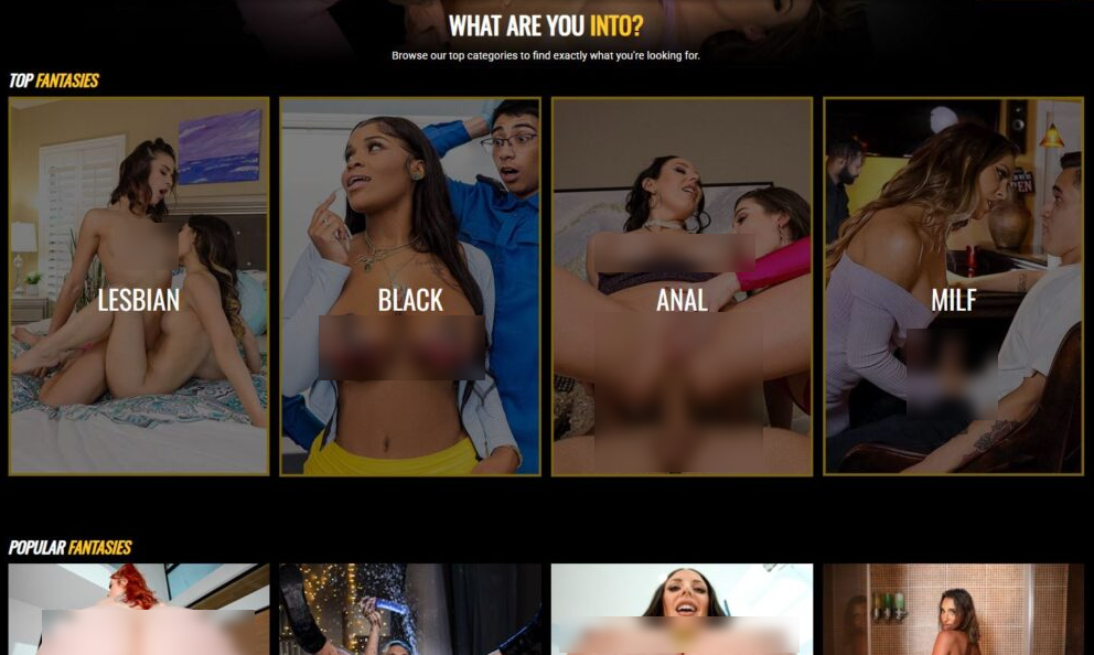 Brazzers categories page