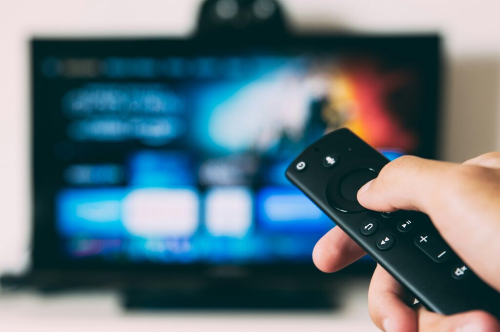 Streaming content with a TV remote
